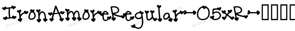 IronAmoreRegular-05xR字体转换