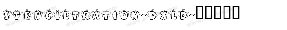 Stenciltration-DXLd字体转换