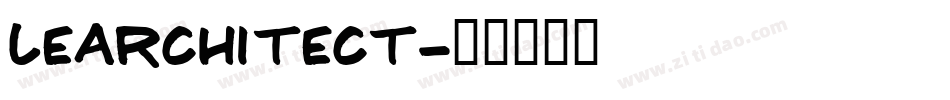 LeArchitect字体转换