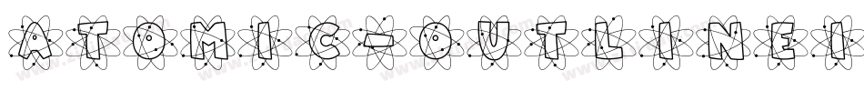 Atomic-OutlineItalic字体转换