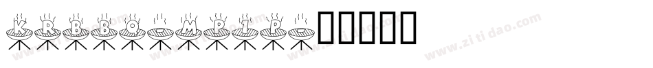 KrBbq-Mp1p字体转换