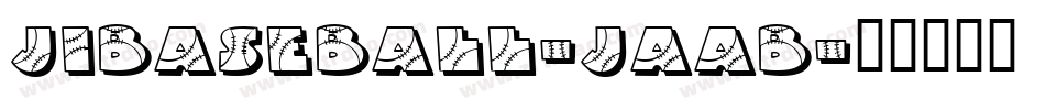 JiBaseball-JaaB字体转换