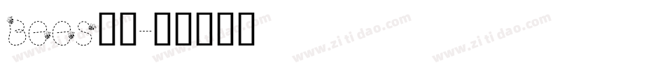 bees字体字体转换