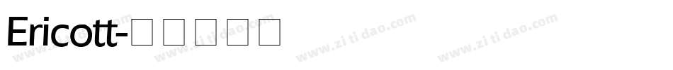 Ericott字体转换