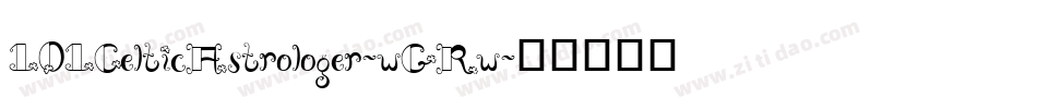 101CelticAstrologer-wGRw字体转换