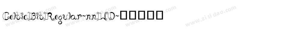 CelticBitRegular-nnWO字体转换