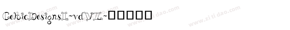 CelticDesignsI-vdVZ字体转换