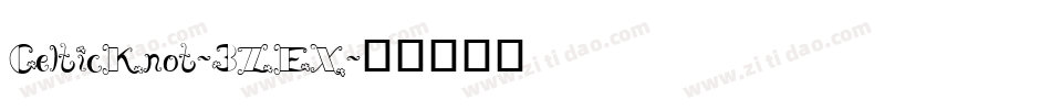 CelticKnot-3ZEX字体转换