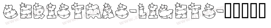 Christmas-Lights字体转换