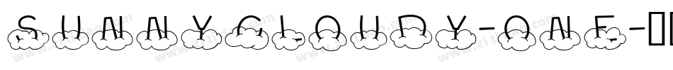 SunnyCloudy-One字体转换