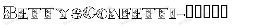 BettysConfetti字体转换
