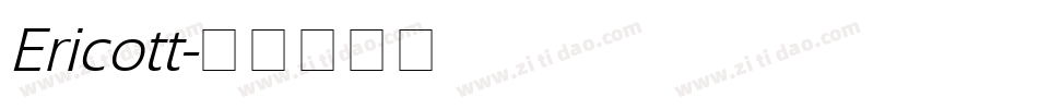 Ericott字体转换
