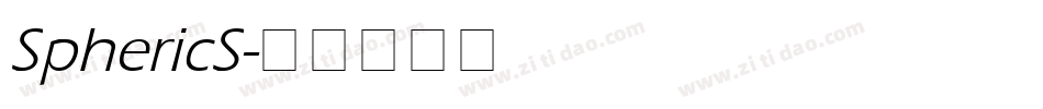 SphericS字体转换
