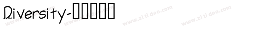 Diversity字体转换