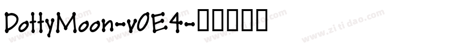 DottyMoon-v0E4字体转换