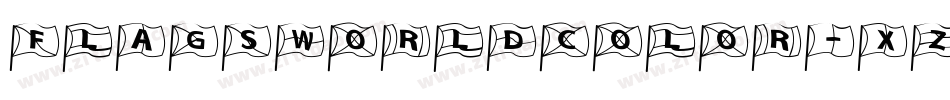 FlagsWorldColor-XzV9字体转换