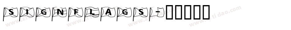 SignFlags字体转换