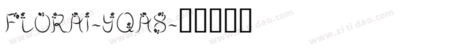 Flora1-YqA8字体转换