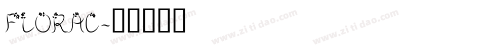 FloraC字体转换