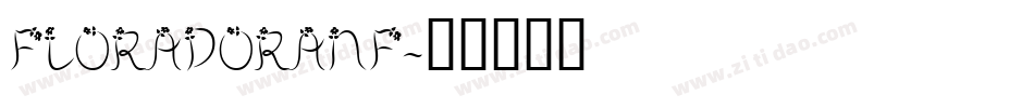 FloraDoraNF字体转换