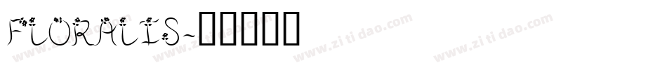 Floralis字体转换