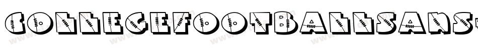 CollegeFootballSans-1vaj字体转换