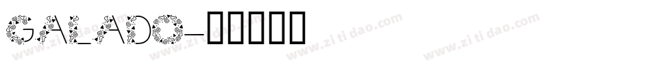 galado字体转换