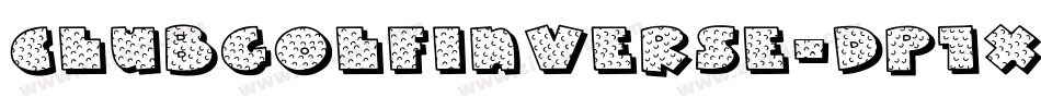 ClubGolfInverse-dP1x字体转换