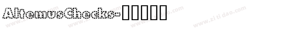 AltemusChecks字体转换