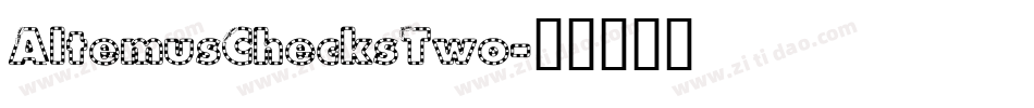 AltemusChecksTwo字体转换