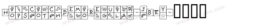 HopscotchDemoRegular-j8Ey字体转换