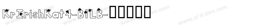 KrIrishKat4-B1LB字体转换