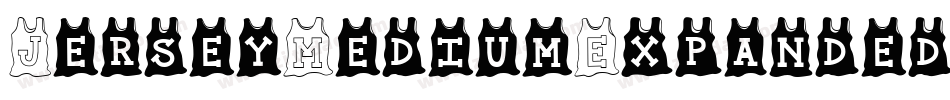 JerseyMediumExpanded字体转换