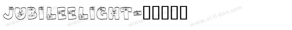 JubileeLight字体转换