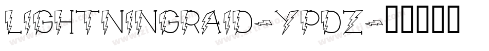 LightningRaid-ypdZ字体转换