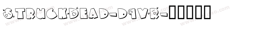 StruckDead-d9vR字体转换