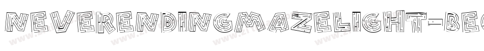 NeverEndingMazeLight-BE05字体转换