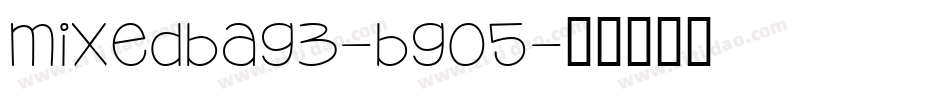 MixedBag3-BGO5字体转换