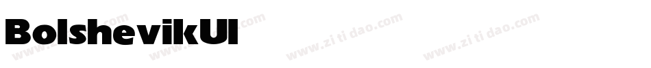 BolshevikUltralightOblique-O5eO字体转换