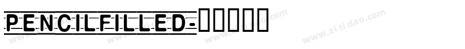 PencilFilled字体转换