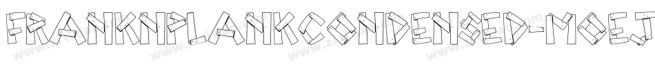 FrankNPlankCondensed-MoeJ字体转换