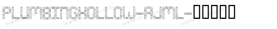 PlumbingHollow-rjmL字体转换