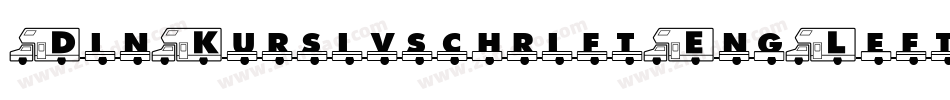 DinKursivschriftEngLeftalicGhost-62Rv字体转换