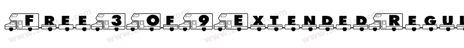 Free3Of9ExtendedRegular-RvDe字体转换