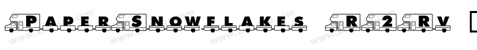 PaperSnowflakes-R2Rv字体转换