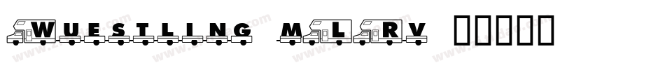 Wuestling-mLRv字体转换
