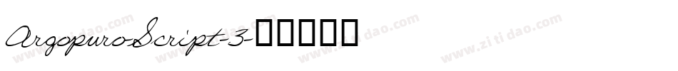 Argopuro-Script-3字体转换