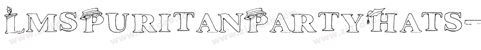 LmsPuritanPartyHats-AmO2字体转换