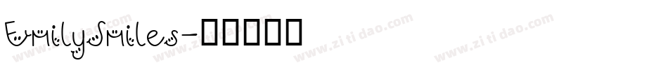EmilySmiles字体转换