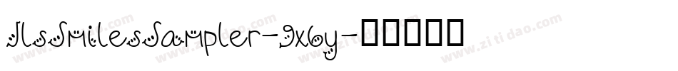 JlsSmilesSampler-9x6y字体转换